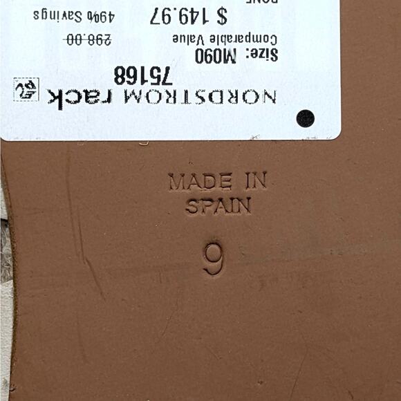 Bruno Magli Perla Ankle Strap Espadrille Sandals Women's Cream Size US9M EU40 - Picture 9 of 13